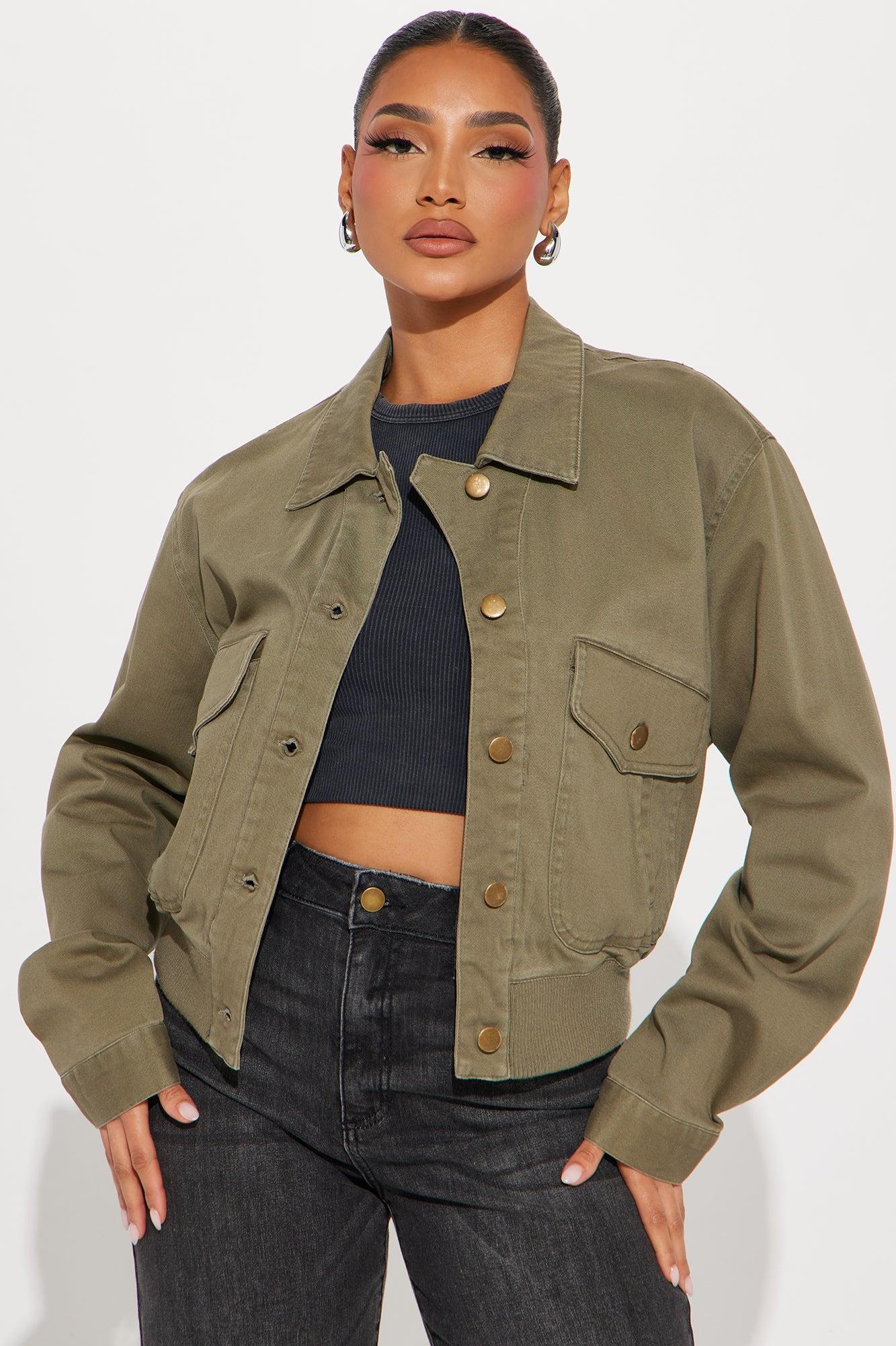 No Days Off Utility Jacket - Olive Product Image