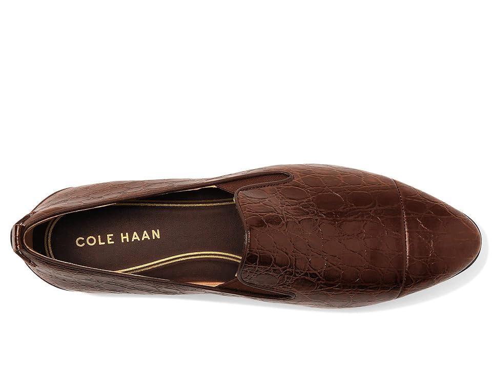 Cole Haan Grand Atlantic Slip-On Loafer (Brown Antique Croc Embossed) Women's Shoes Product Image