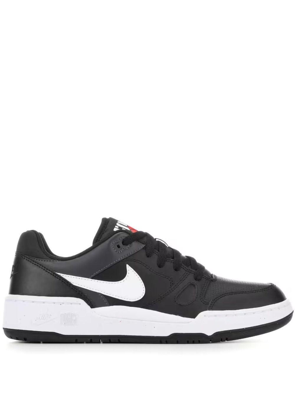 Black Full Force Low Sneakers In Black/white/grey Product Image