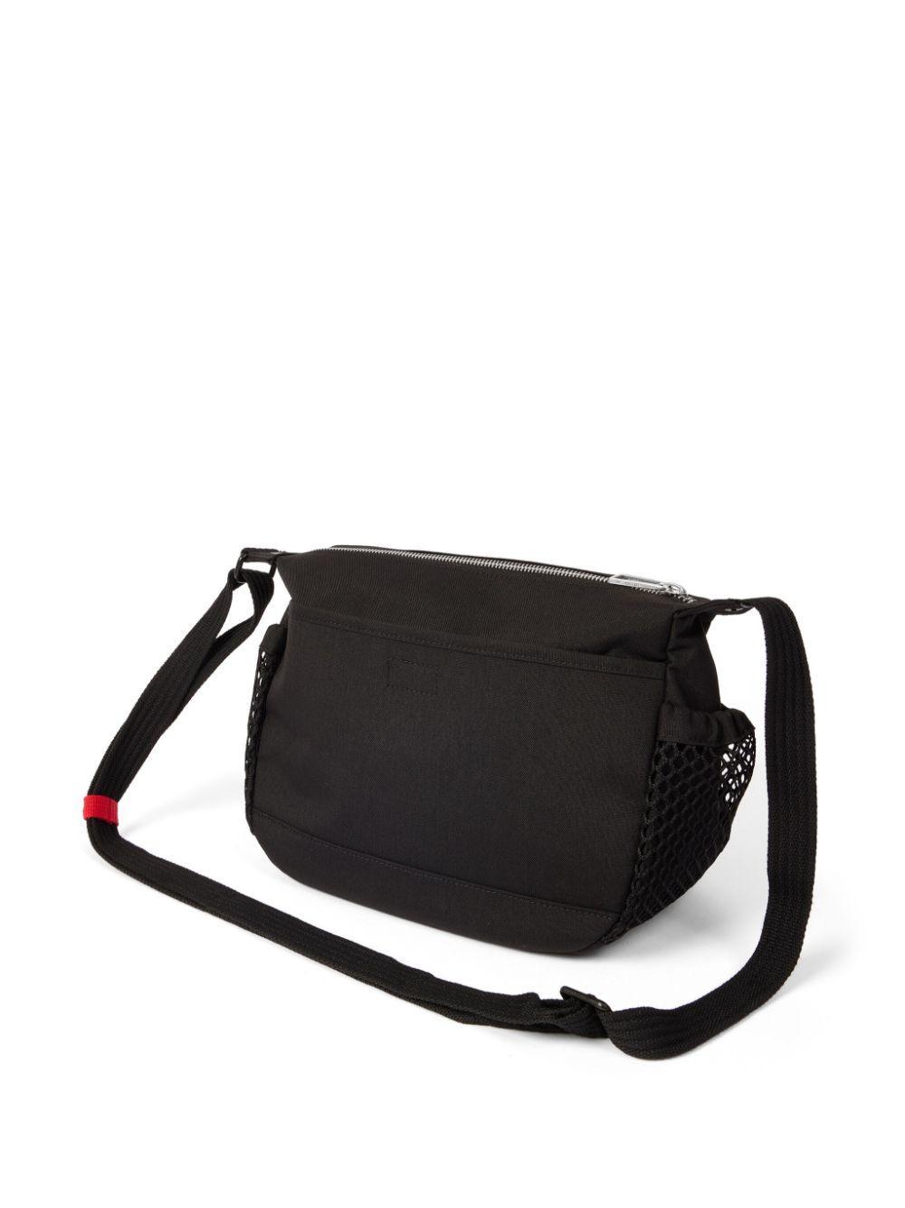 Black Nylon Utilitarian Crossbody Bag In 79 Blacks Product Image