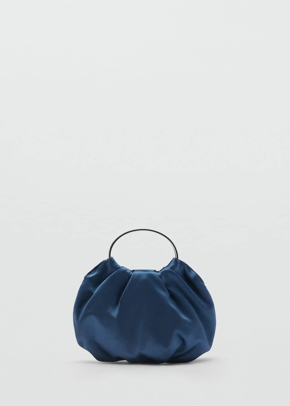 MANGO - Satin metal ring bag - One size - Women Product Image