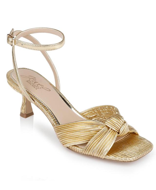 Jewel Badgley Mischka Womens True Kitten Heel Sandals Product Image