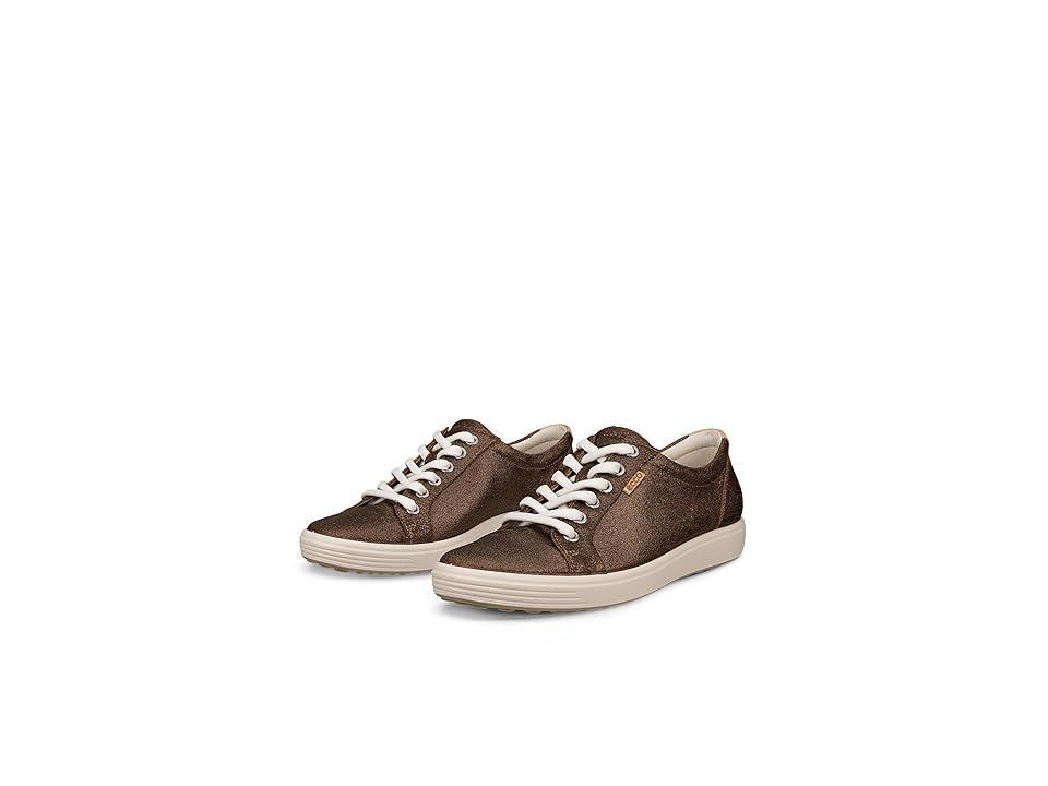 ECCO Soft 7 Sneaker (Bronze Antique) Women's Lace up casual Shoes Product Image