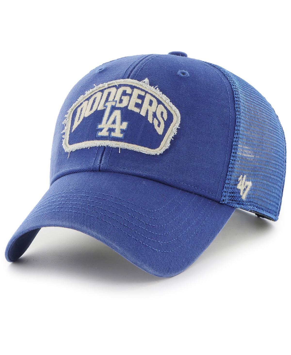 Mens 47 Royal Los Angeles Dodgers Cledus MVP Trucker Snapback Hat Product Image