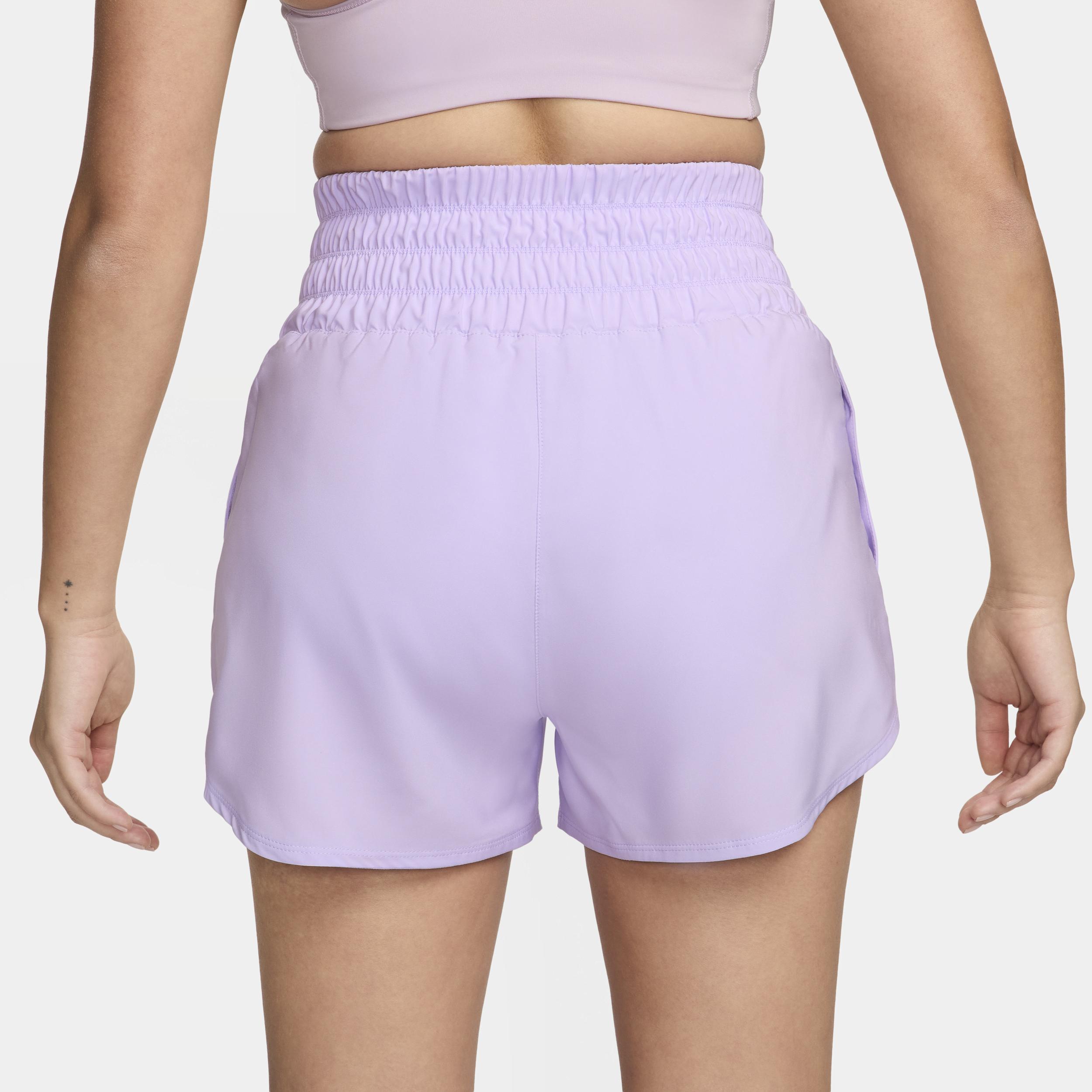 Nike Women's One Dri-FIT Ultra High-Waisted 3" Brief-Lined Shorts Product Image