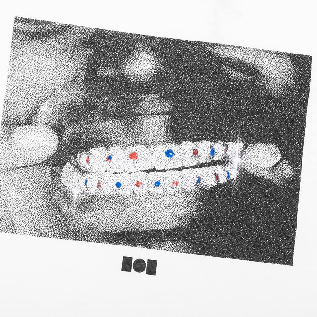 Nahmias x Kodak Black Grillz T-Shirt - White Male Product Image