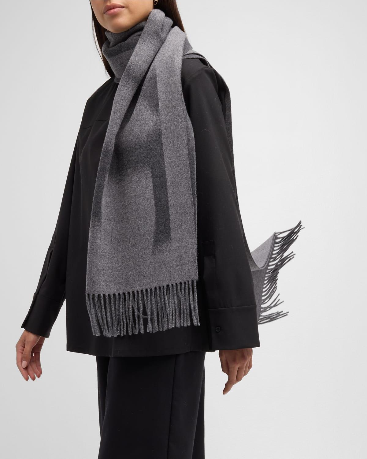 Blurred Wool-Cashmere Scarf Product Image