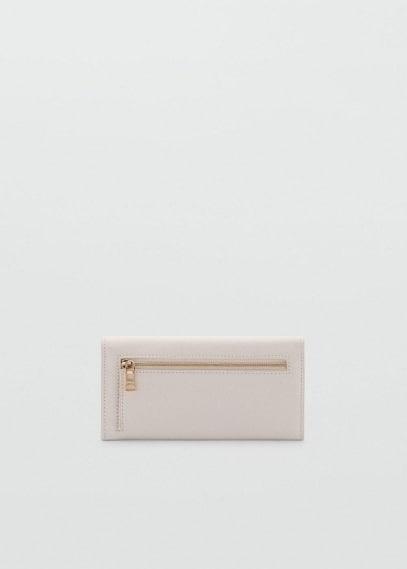 MANGO - Flap saffiano-effect wallet - One size - Women Product Image