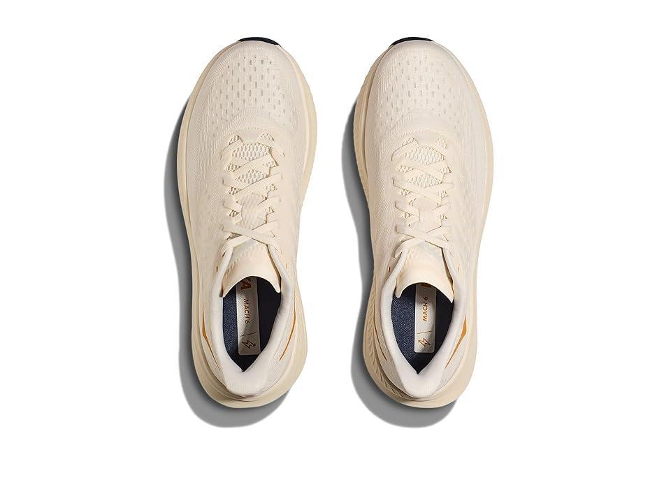 Hoka Men's Mach 6 (Alabaster/Oat Milk) Men's Shoes Product Image