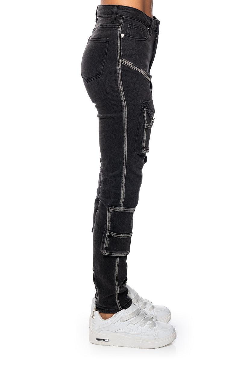 GEAR UP SKINNY CARGO JEANS Product Image