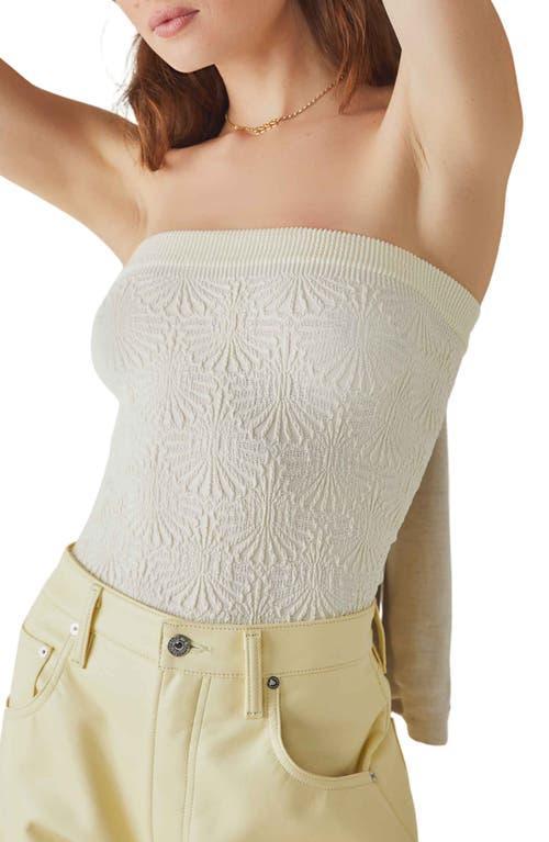 Free People Love Letter Jacquard Tube Top Product Image