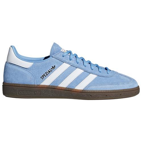 adidas Mens Originals Handball Spezial - Soccer Shoes Light Blue/Gum/White Product Image