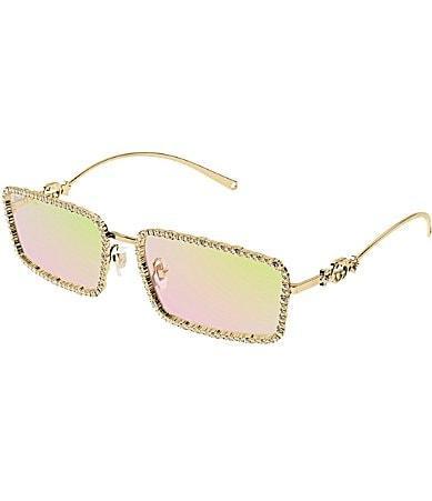 Gucci Womens Bling Bling 58mm Rectangle Sunglasses Product Image