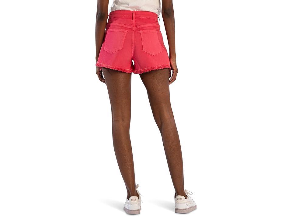 KUT from the Kloth Jane High-Rise Shorts in Cherry (Cherry) Women's Shorts Product Image