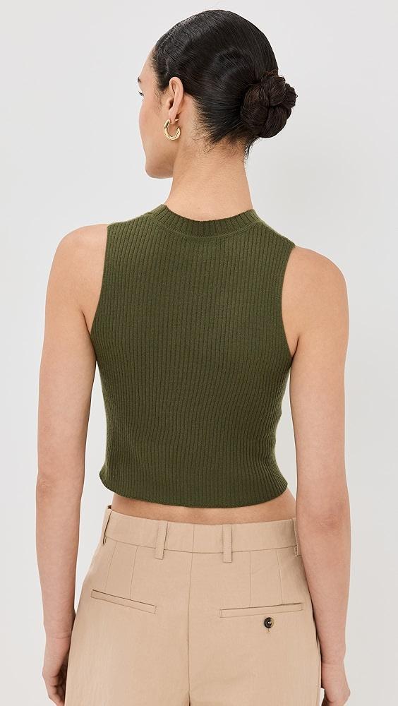 Sablyn Angie Sleeveless Cashmere Rib Tank | Shopbop Product Image