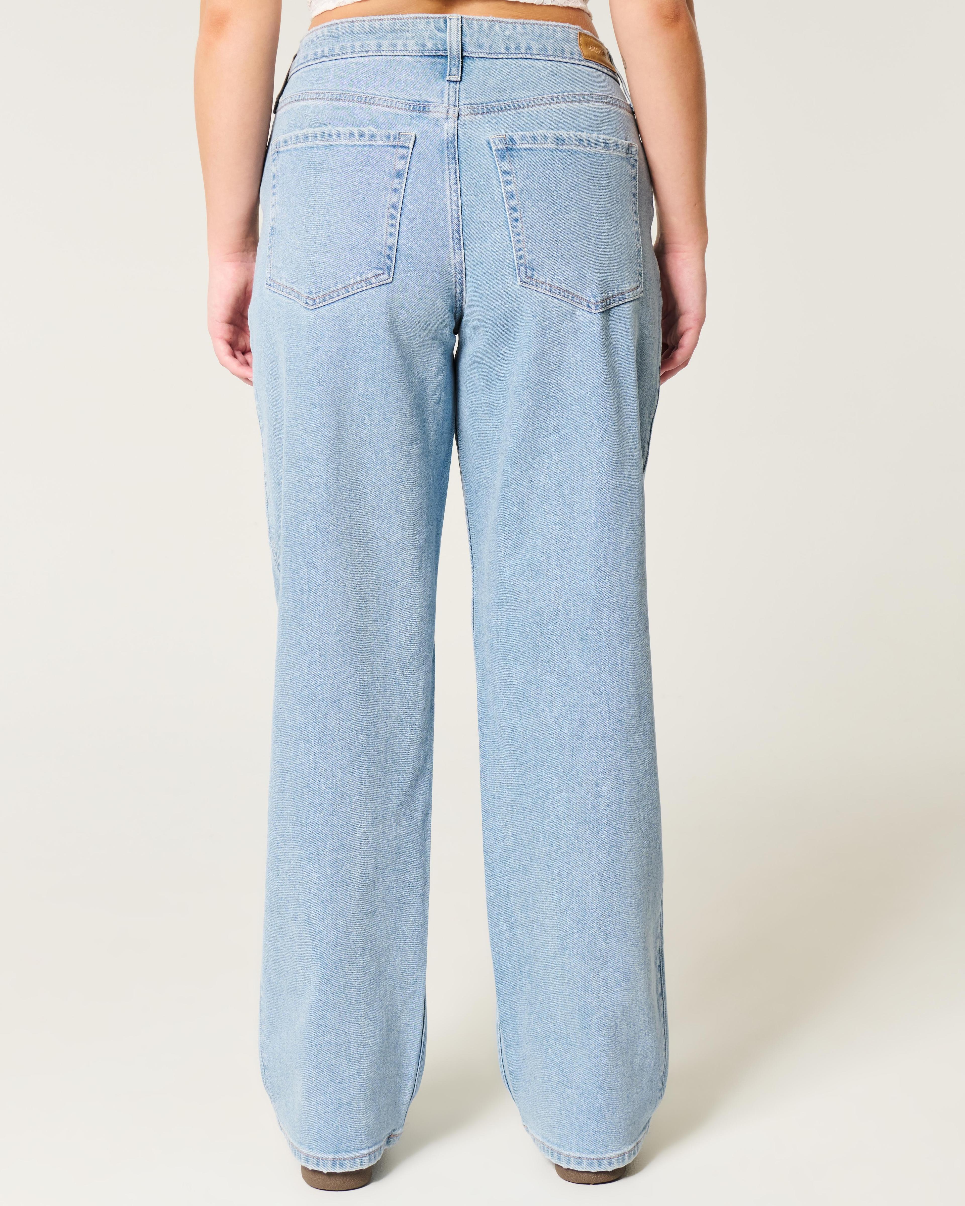 High-Rise Medium Wash Dad Jeans Product Image