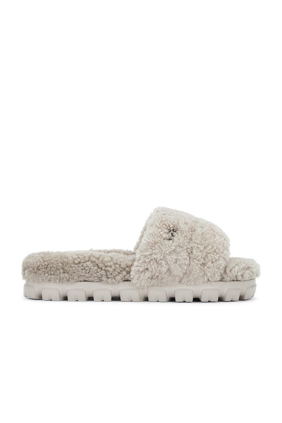 UGG Cozetta Curly Slipper in Grey Product Image