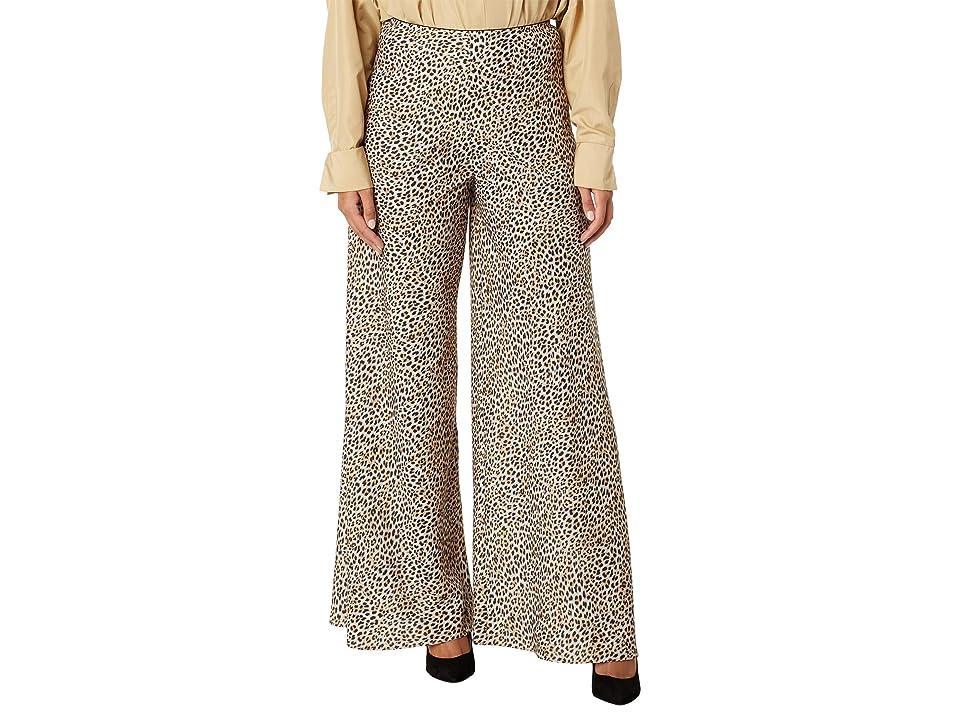 Norma Kamali Bias Elephant Pants (BB Leopard) Women's Clothing Product Image