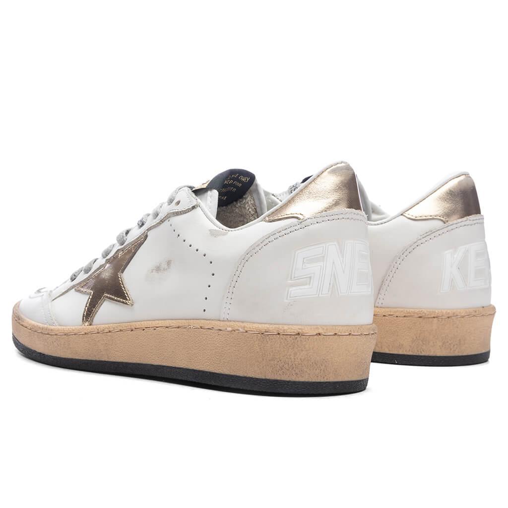 Women's Ball Star Net Sneaker - Milk/Gold Female Product Image