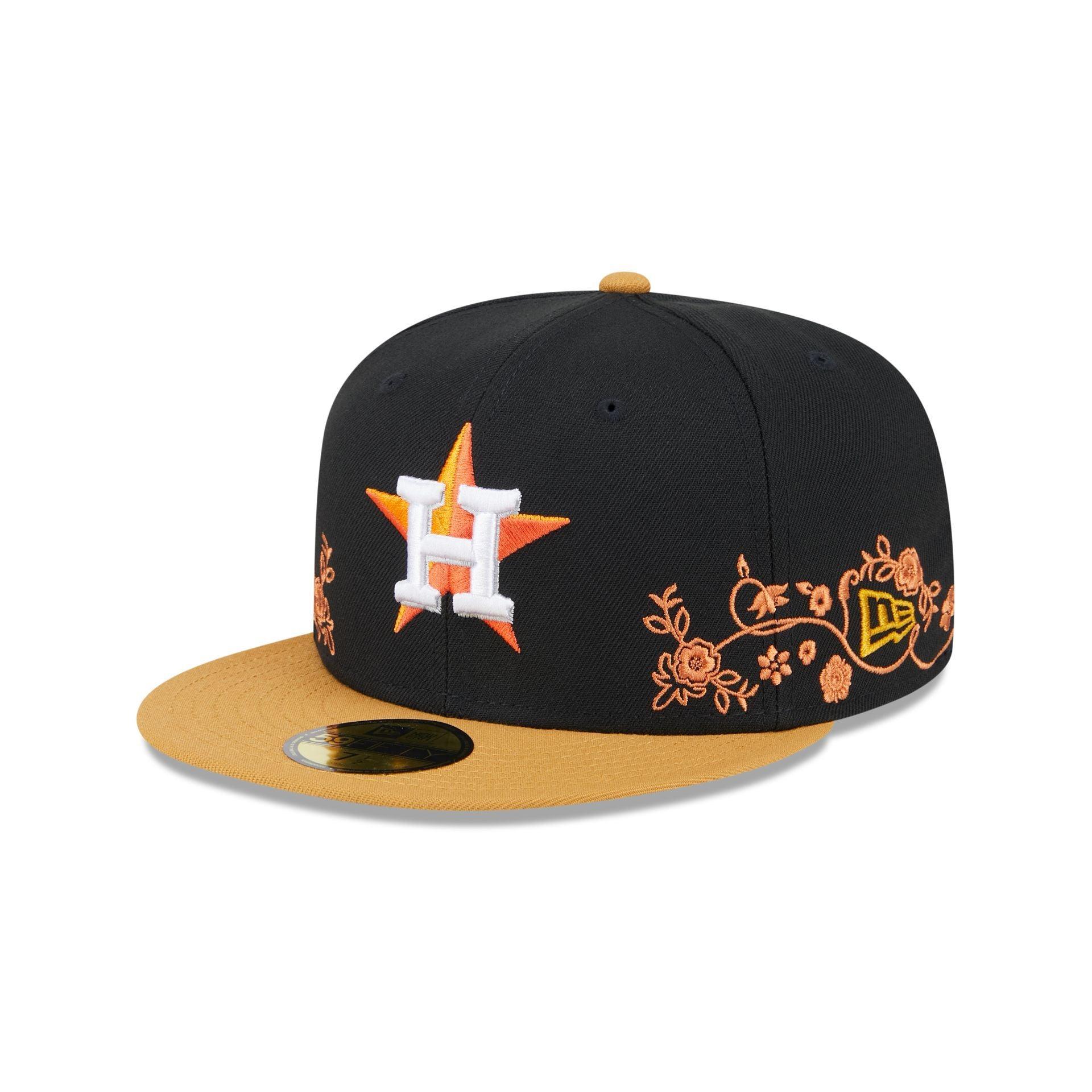 Houston Astros Floral Vine 59FIFTY Fitted Hat Male Product Image