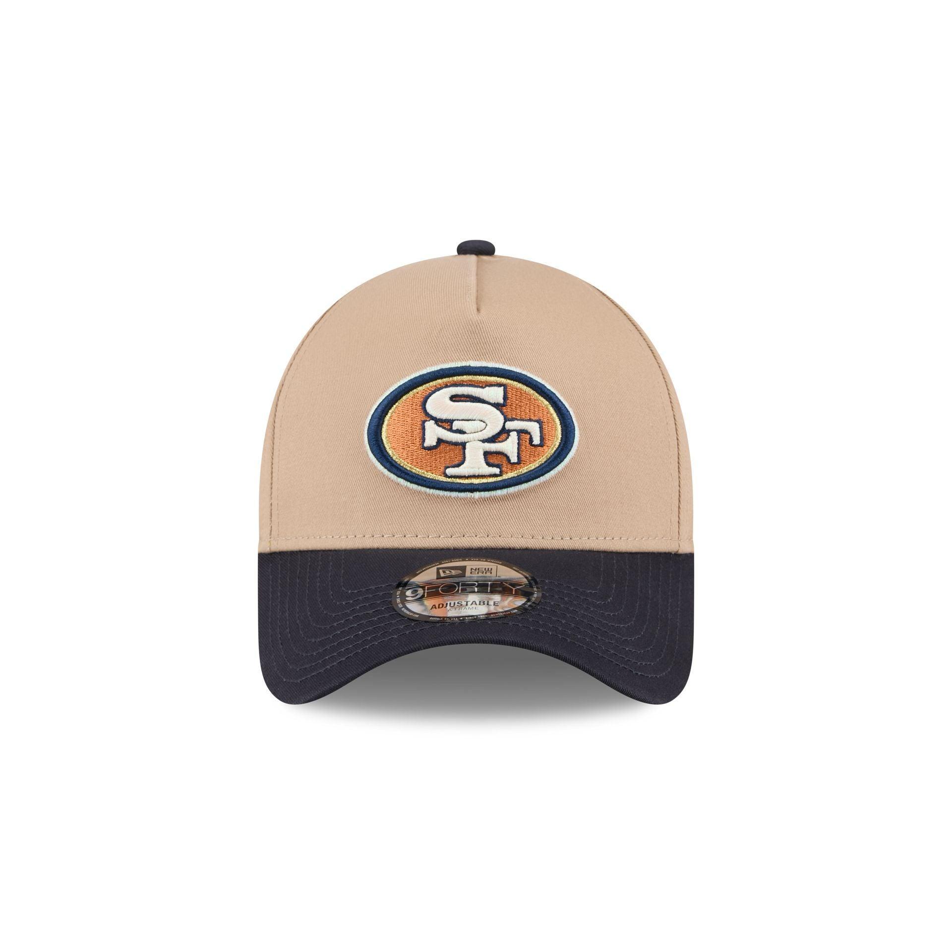 San Francisco 49ers Beige Khaki 9FORTY A-Frame Snapback Hat Male Product Image