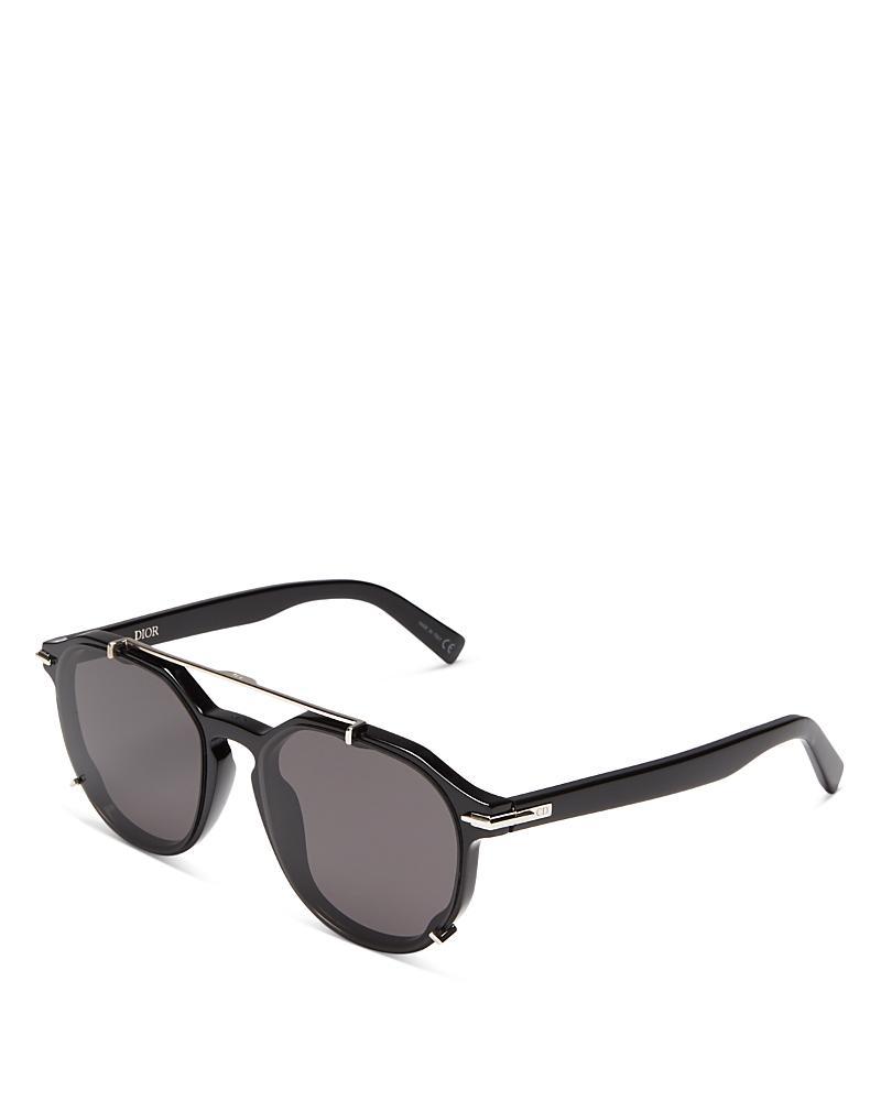 Mens DiorBlackSuit R2I 56MM Round Sunglasses Product Image