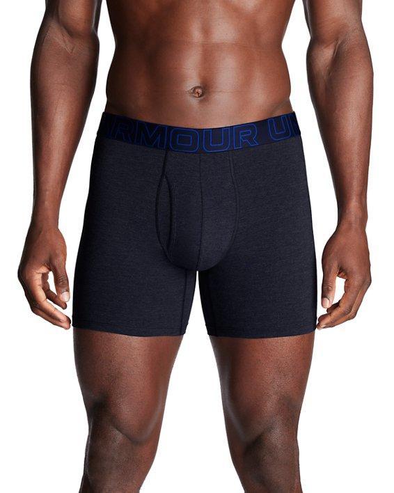 Mens Under Armour 3-pack Performance Cotton Stretch 6-in. Boxer Briefs Product Image