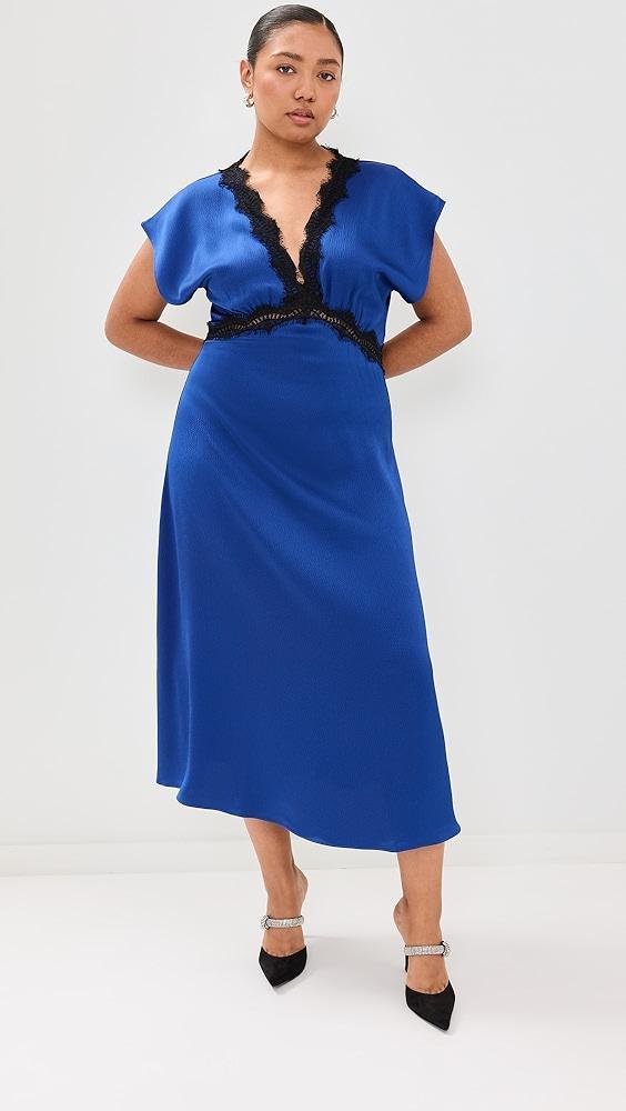 Sea Noa Satin V Neck Maxi Dress | Shopbop Product Image