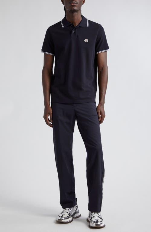 Moncler Tipped Short Sleeve Polo Shirt Product Image