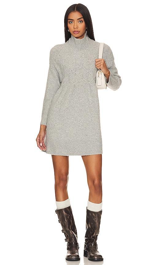 Free People Jaci Long Sleeve Mock Neck Sweater Dress Product Image