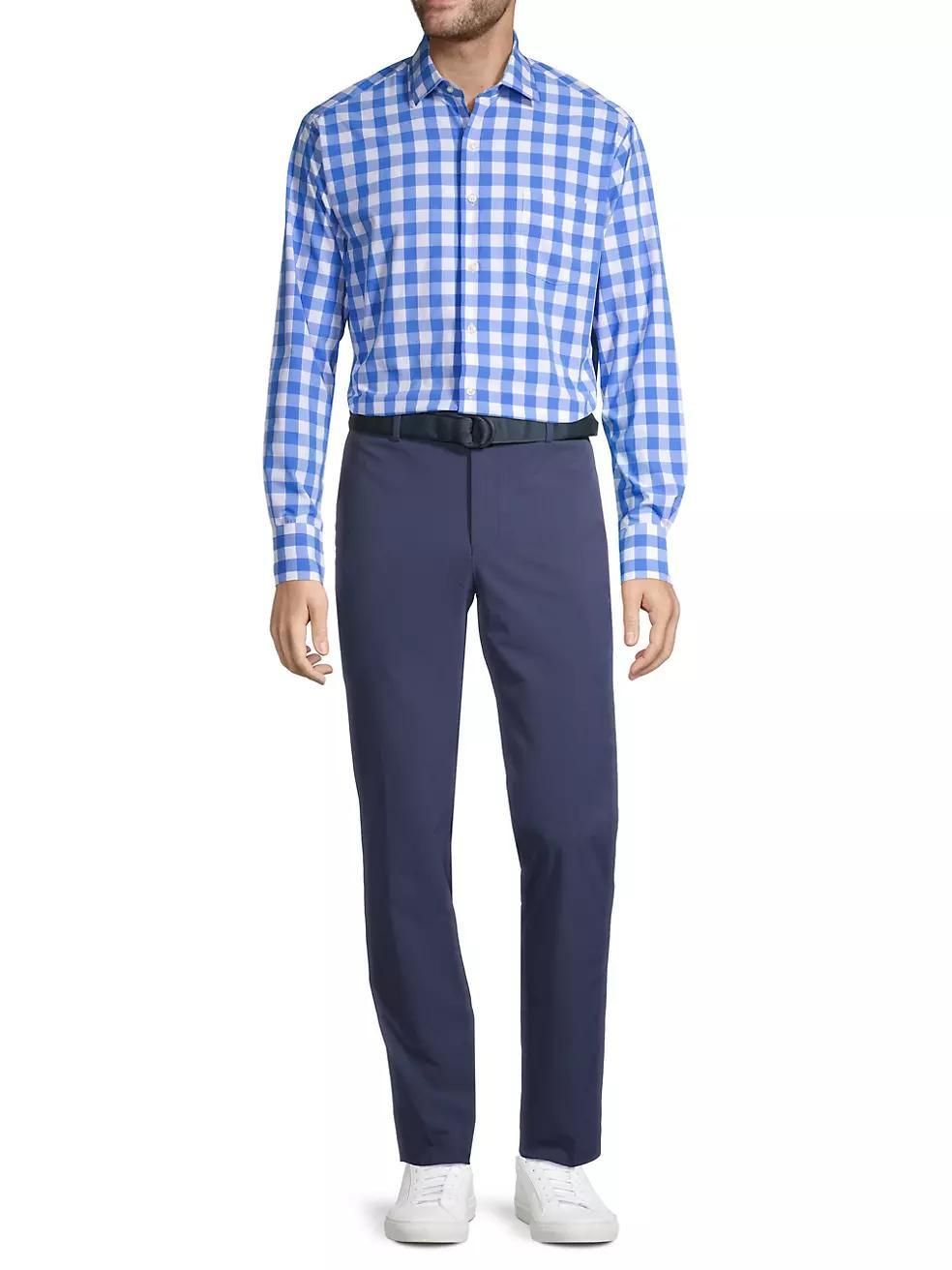 Crown Van Ness Plaid Button-Front Shirt Product Image