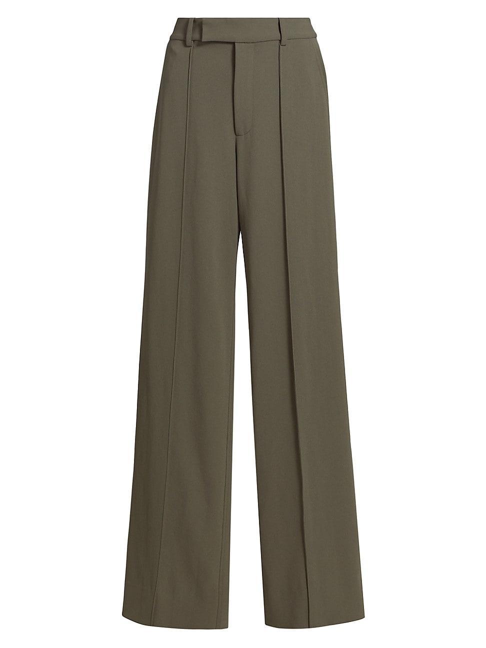 Womens Weyes Matte Viscose Crepe Pants Product Image