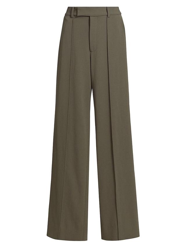 Womens Weyes Matte Viscose Crepe Pants Product Image