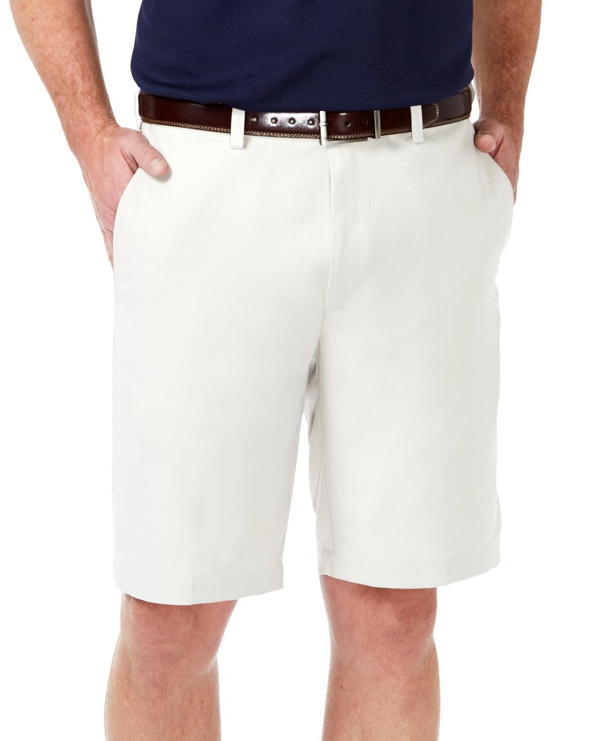 Haggar Mens Cool 18 Pro Flat Front Classic-Fit 9.5 Shorts Product Image