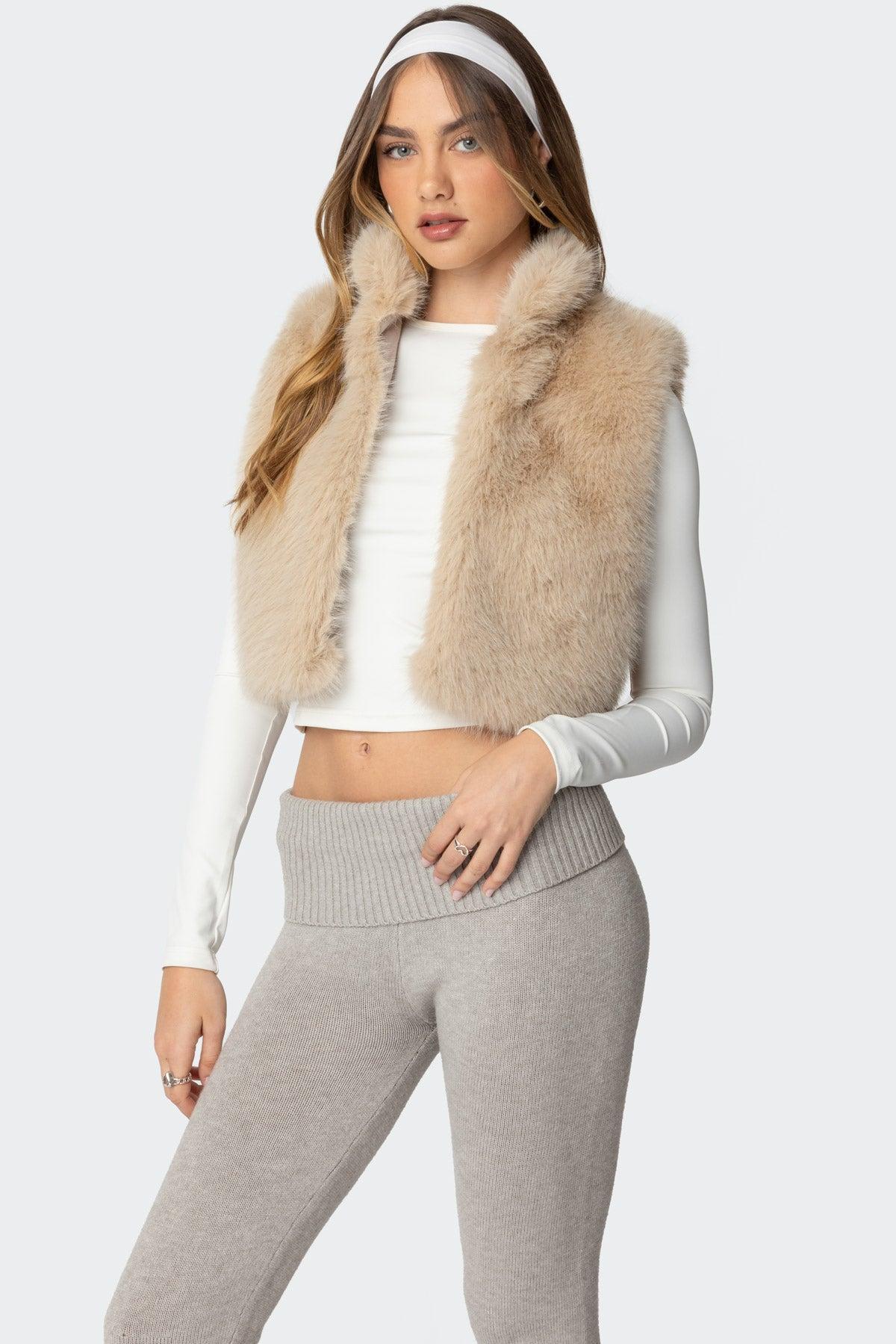 Cassandra Faux Fur Vest Product Image