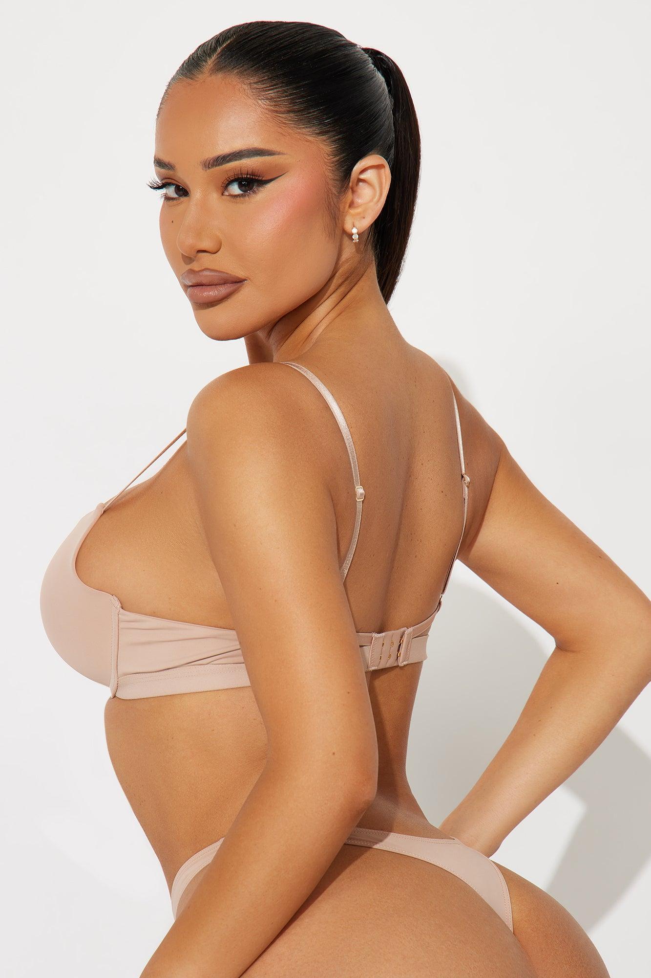 Nova Microfiber Extreme Push Up Bra - Mocha Product Image