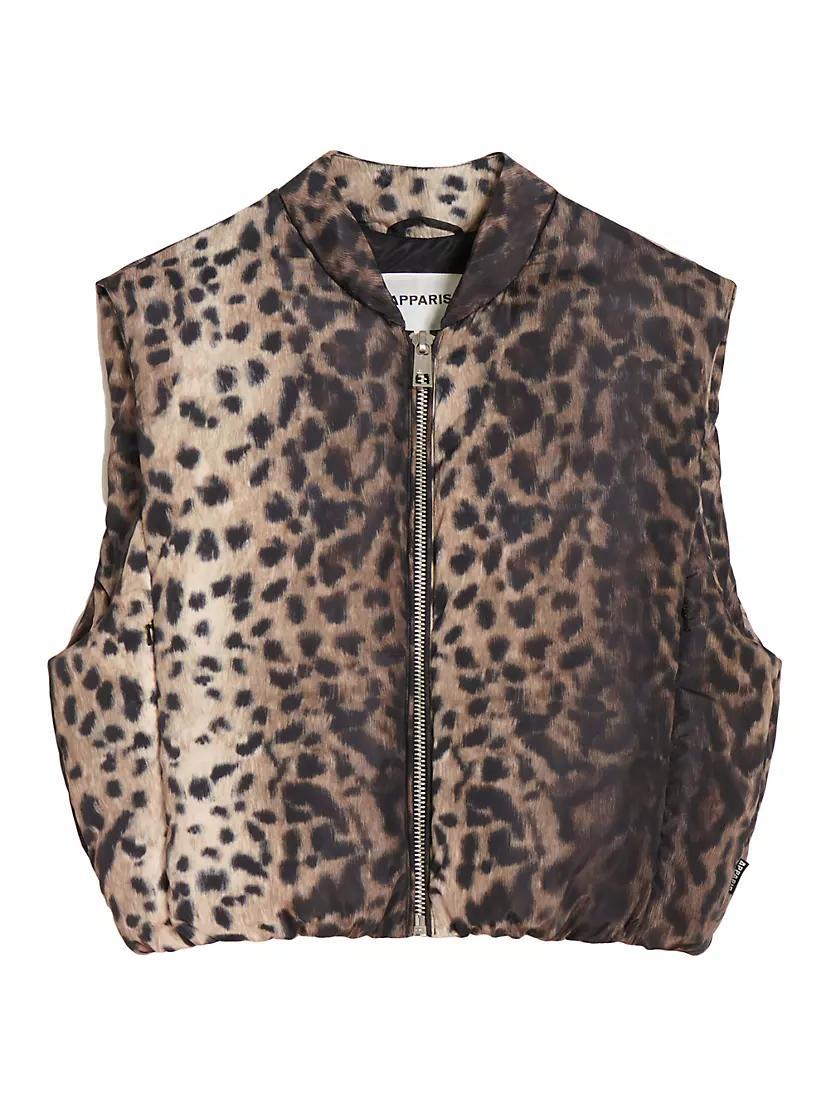 Phoenix Leopard Padded Vest Product Image