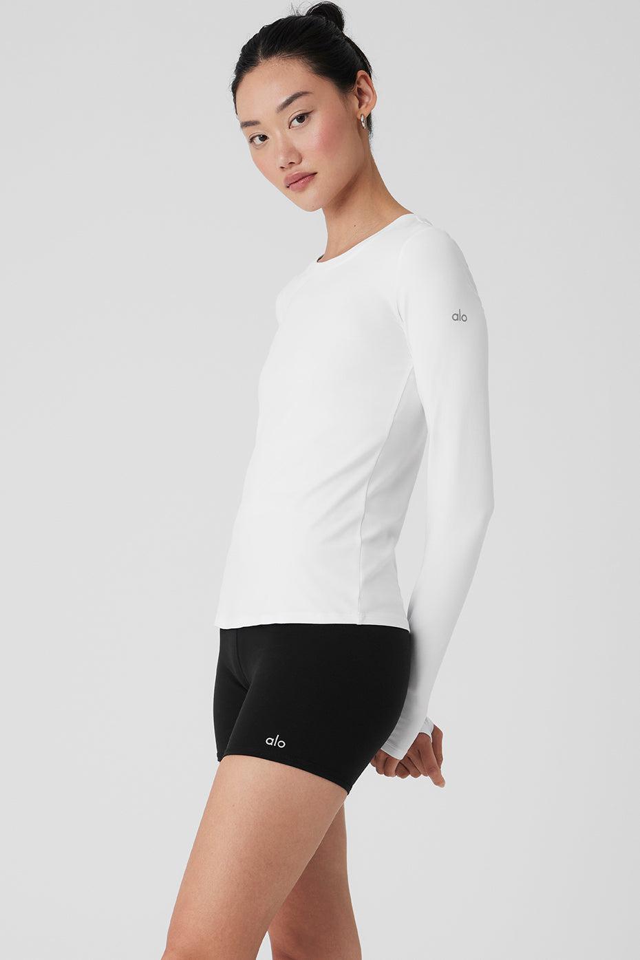 Alosoft Finesse Long Sleeve - White Product Image