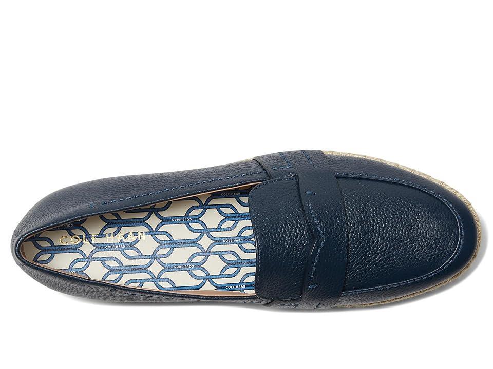 Cole Haan Cloudfeel Montauk Loafer (Blue Vwing Teal Leather) Women's Flat Shoes Product Image