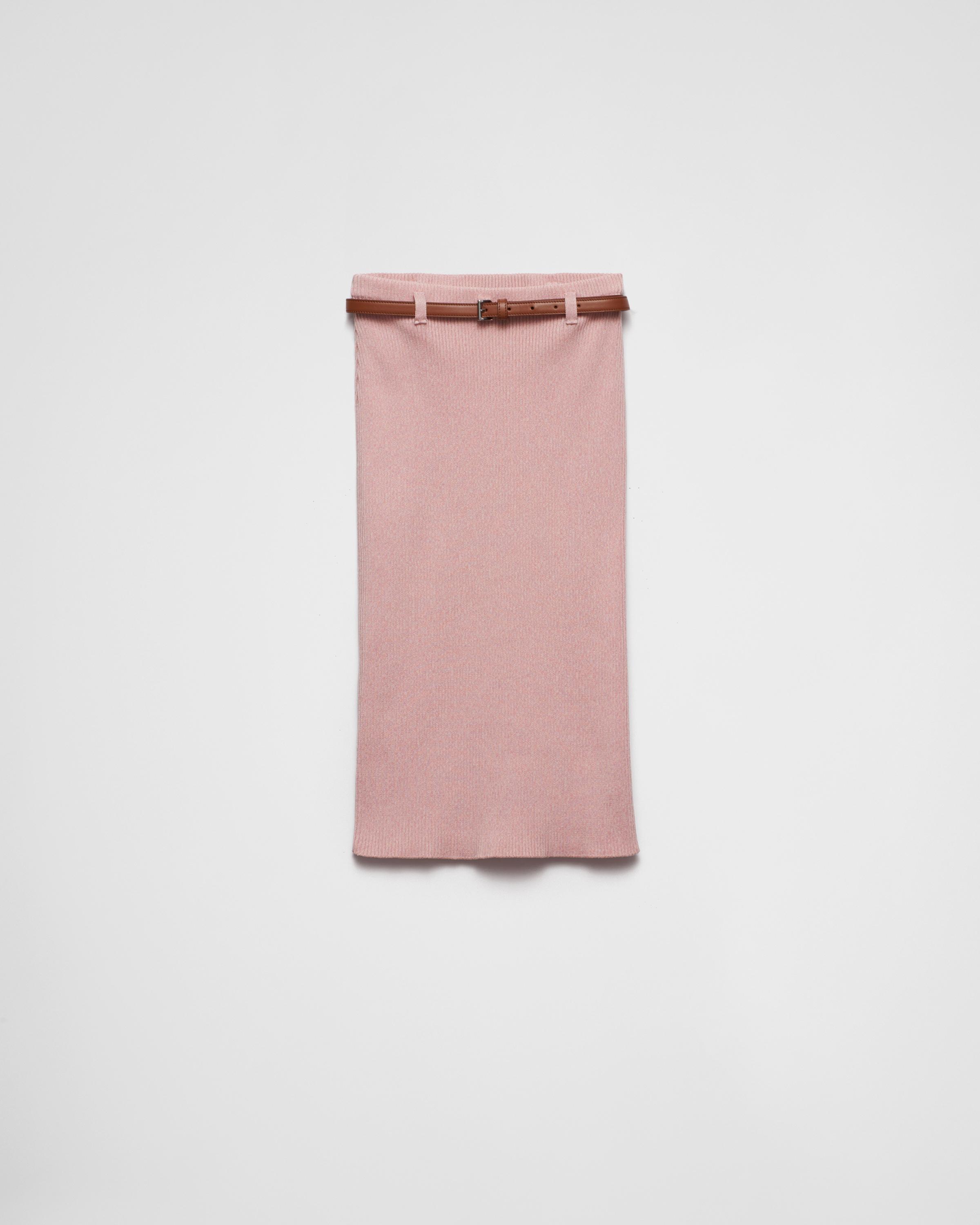 Ribbed cotton skirt Product Image