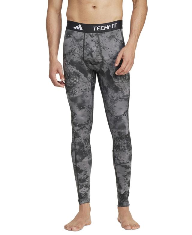 adidas Mens Tech-Fit Camouflage Training Tights Product Image