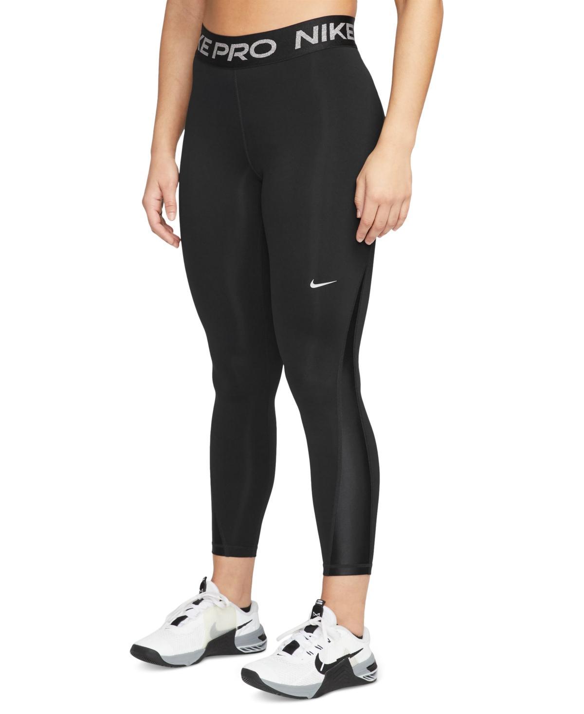 Nike Womens Pro Mid-Rise 7/8 Leggings - Black product image