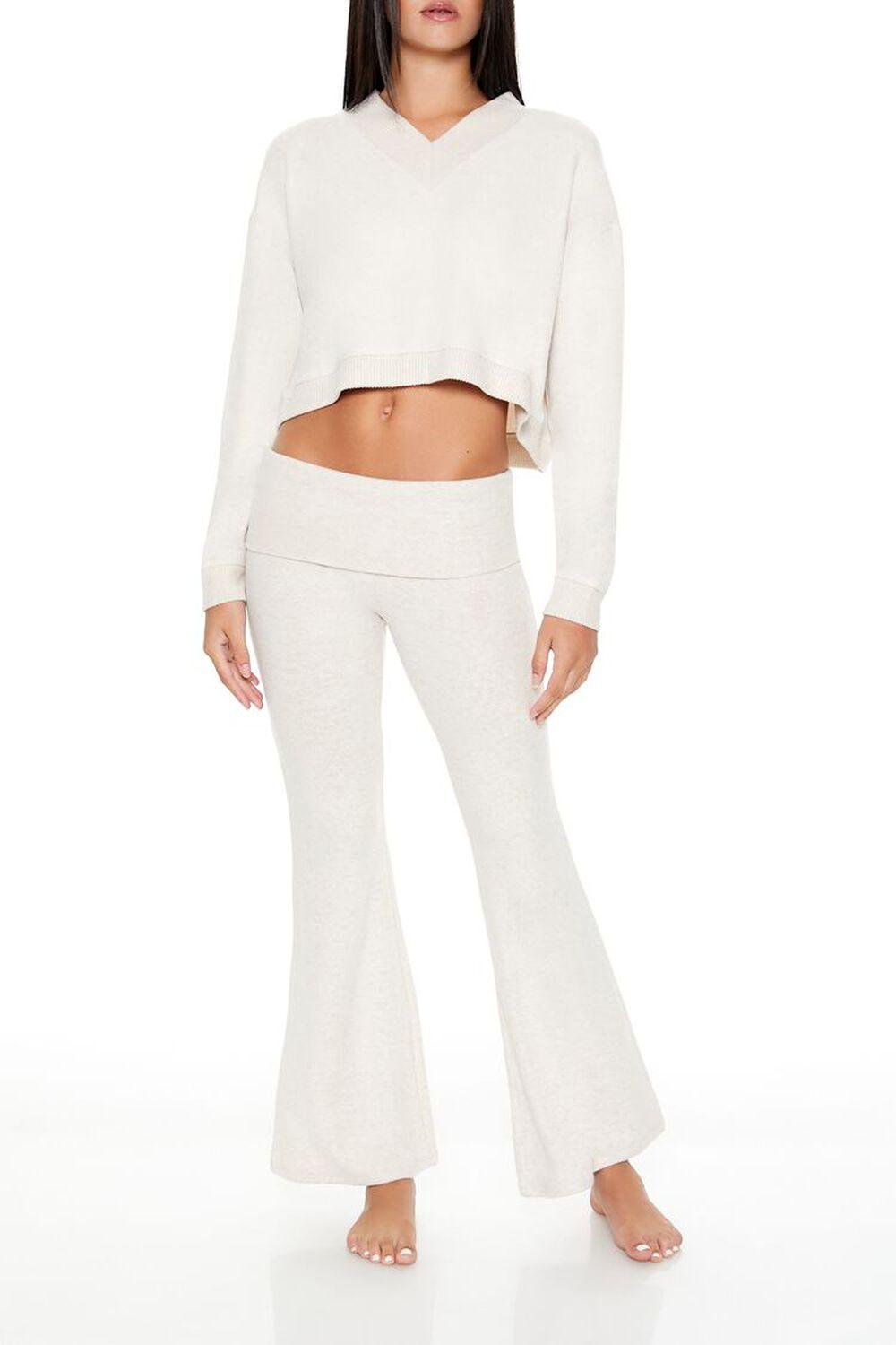 Boxy Cropped Pajama Pullover | Forever 21 Product Image