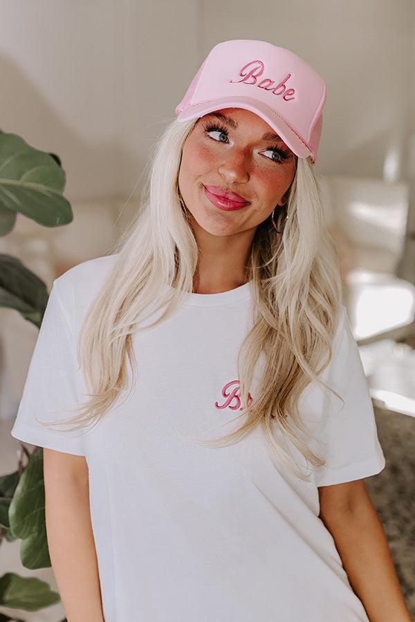 Babe Embroidered Trucker Hat product image