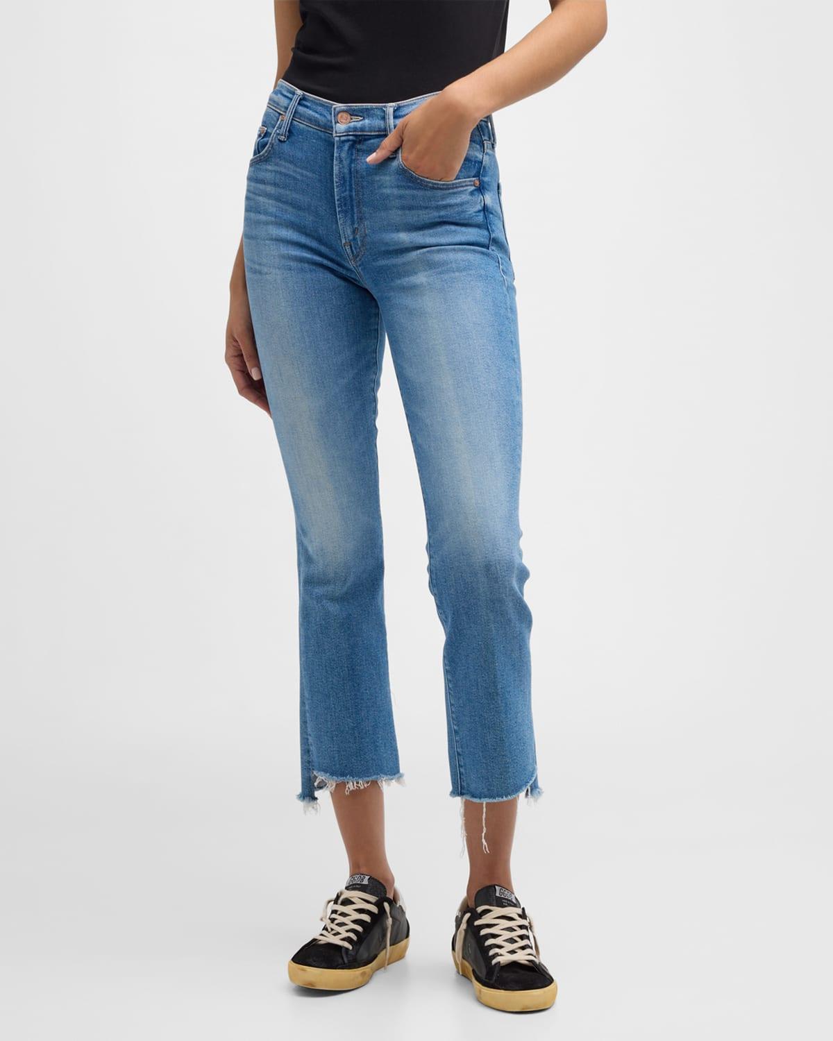 Womens The Insider Crop Step Fray Jeans product image