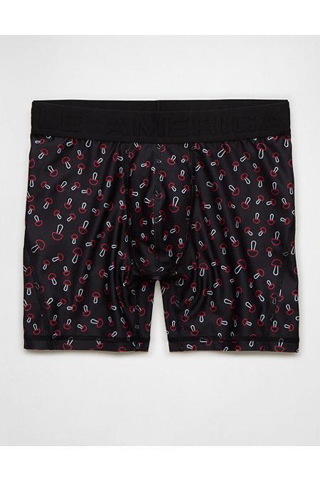 AEO Mens Mushrooms 6 Temp Tech Cooling Mesh Boxer Brief Men's Product Image