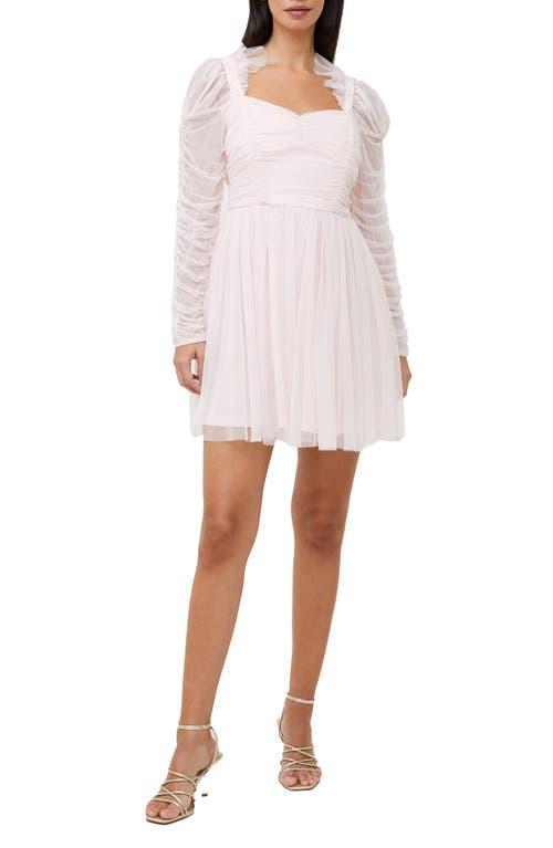 French Connection Womens Edrea Ruched Tulle Dress Product Image