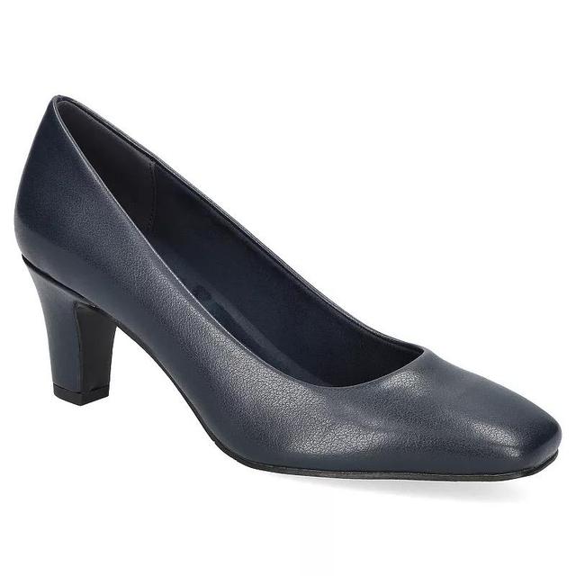 Easy Street Poet Womens Square Toe Pumps Blue Product Image