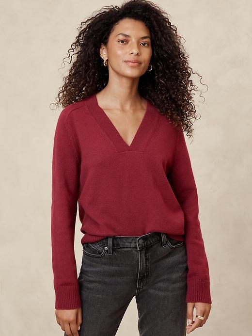 Perfectly Soft V-Neck Sweater Product Image