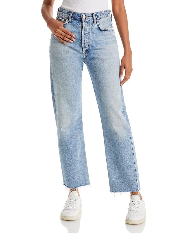 Womens 90s Straight-Leg Pinch-Waist Jeans Product Image